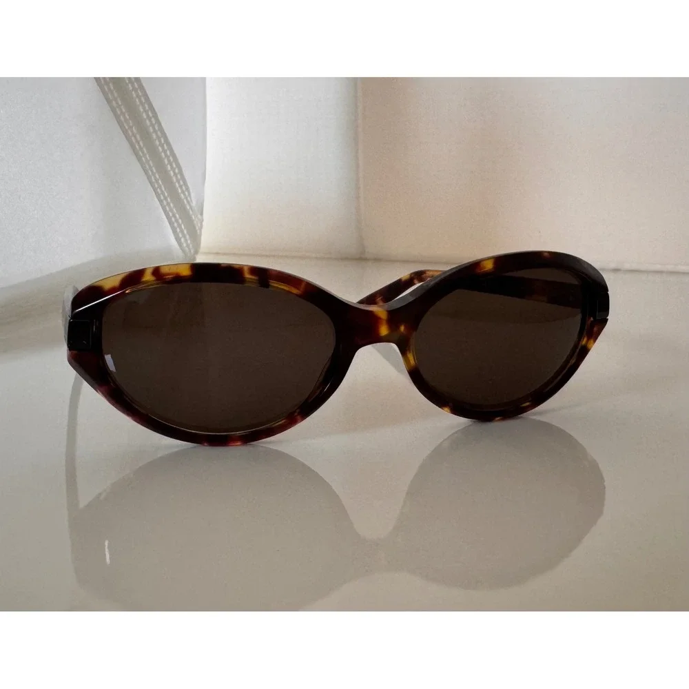 Gucci Vintage Y2K GG2465/S Tortoiseshell Oval Sunglasses Brown Made in Italy - Picture 12 of 16